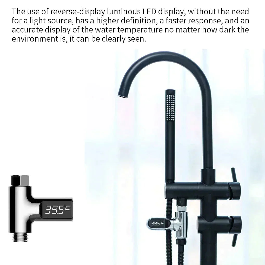 LED Display Water Shower Thermometer